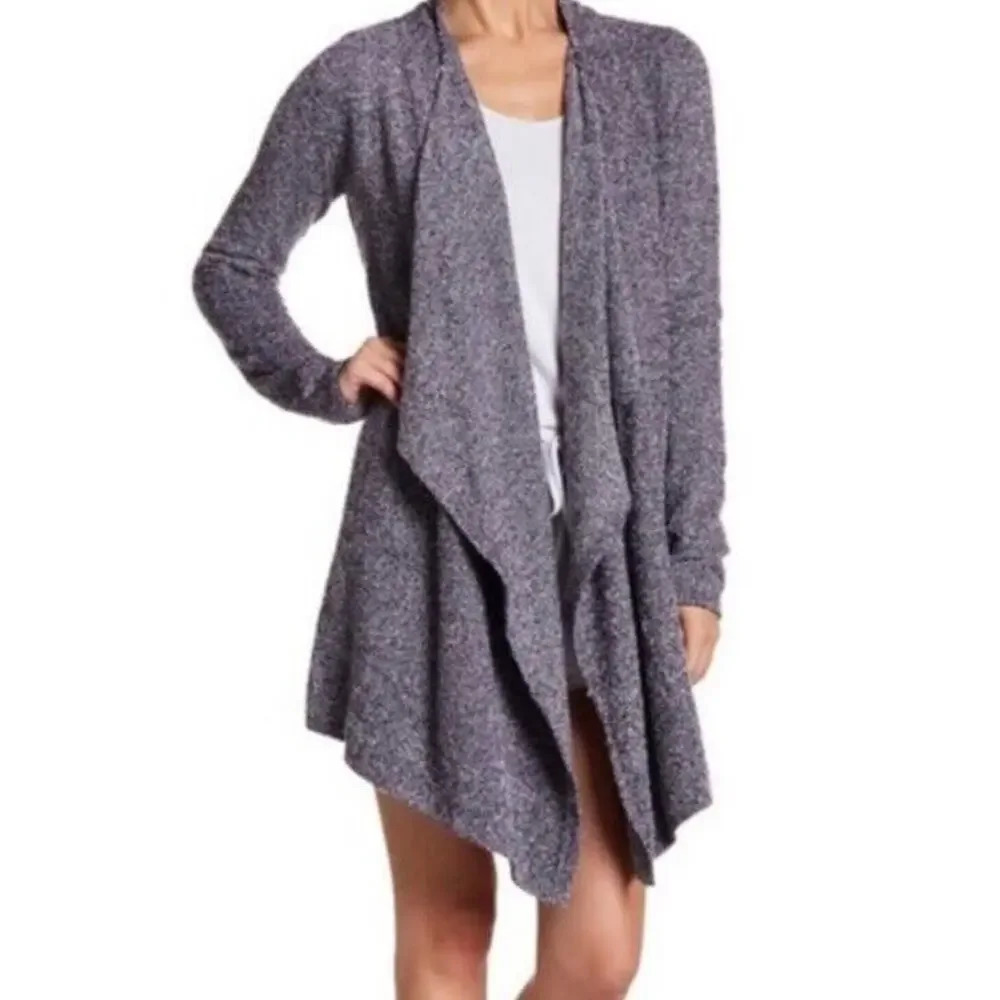 Barefoot Dreams Bamboo Chic Lite Calypso Wrap S/M Style 436 Navy Women’s